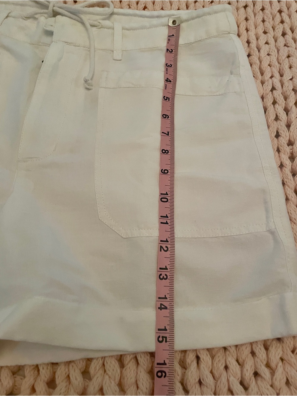 Sundance Sea Level Shores in White. Medium. Cotton. POCKETS! NWT - Picture 6 of 8